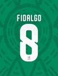 FIDALGO #8 NAME & NUMBER SET FOR MEXICO 2026 GREEN HOME SHIRT