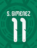 S. GIMENEZ #11 NAME & NUMBER SET FOR MEXICO 2026 GREEN HOME SHIRT