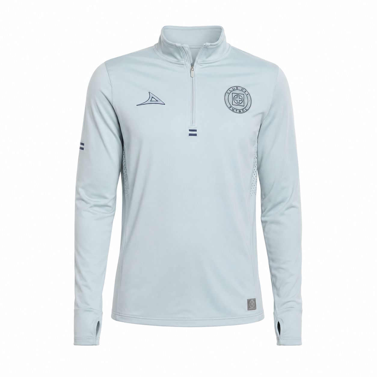 NEW CRUZ AZUL HALF ZIP SWEATSHIRT LIGHT GREEN 2026-2027