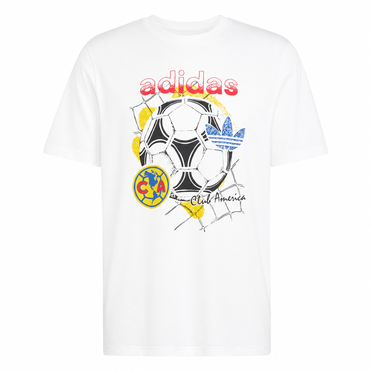 NEW COLLECTION CLUB AMERICA T SHIRT SEASONAL GRAPHIC ADIDAS 2026-2027 WHITE