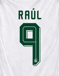 OFFICIAL MEXICO NAME & NUMBER SET RAÚL #9 WHITE AWAY SHIRT WORLD CUP 26