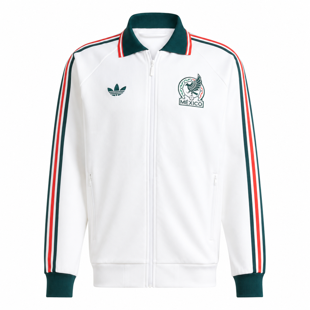 NEW MEXICO AWAY ANTHERM JACKET WHITE WORLD CUP 2026