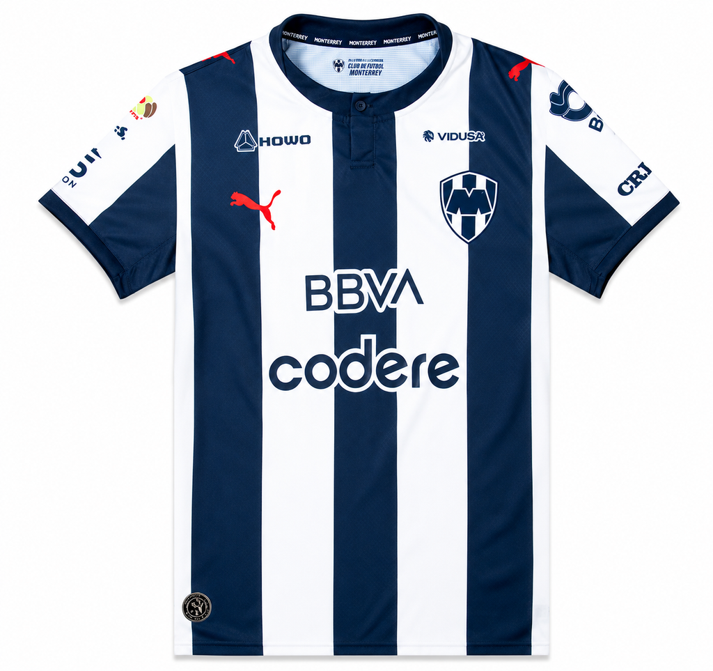 NEW C.F. MONTERREY HOME SHIRT 2026-2027 AUTHENTIC SHORT SLEEVE
