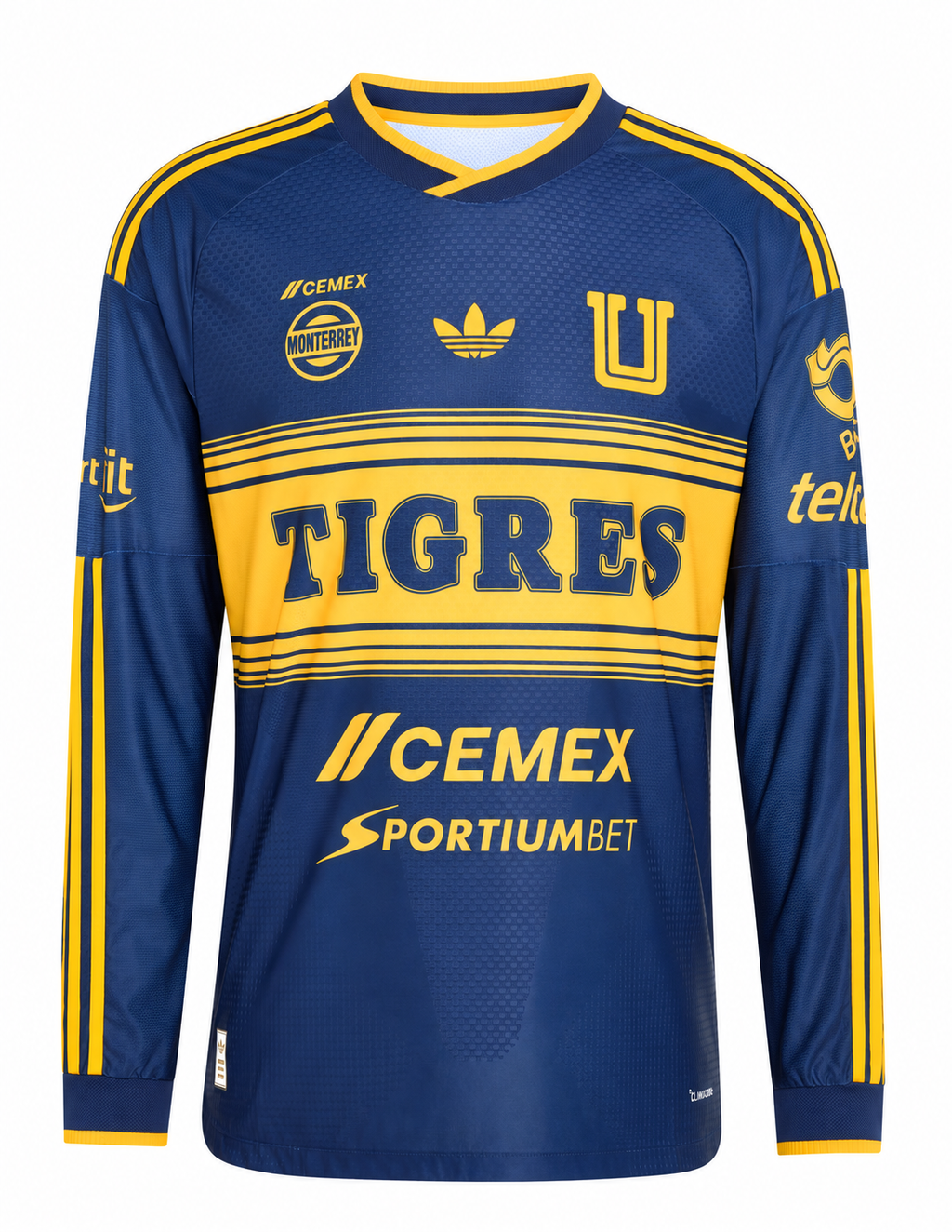 NEW TIGRES UANL AWAY SHIRT 2026-2027 AUTHENTIC LONG SLEEVE
