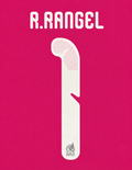 R. RANGEL #1 JUEGO DE NOMBRE Y NÚMERO PARA CAMISETA DE PORTERO ROSA DE MÉXICO