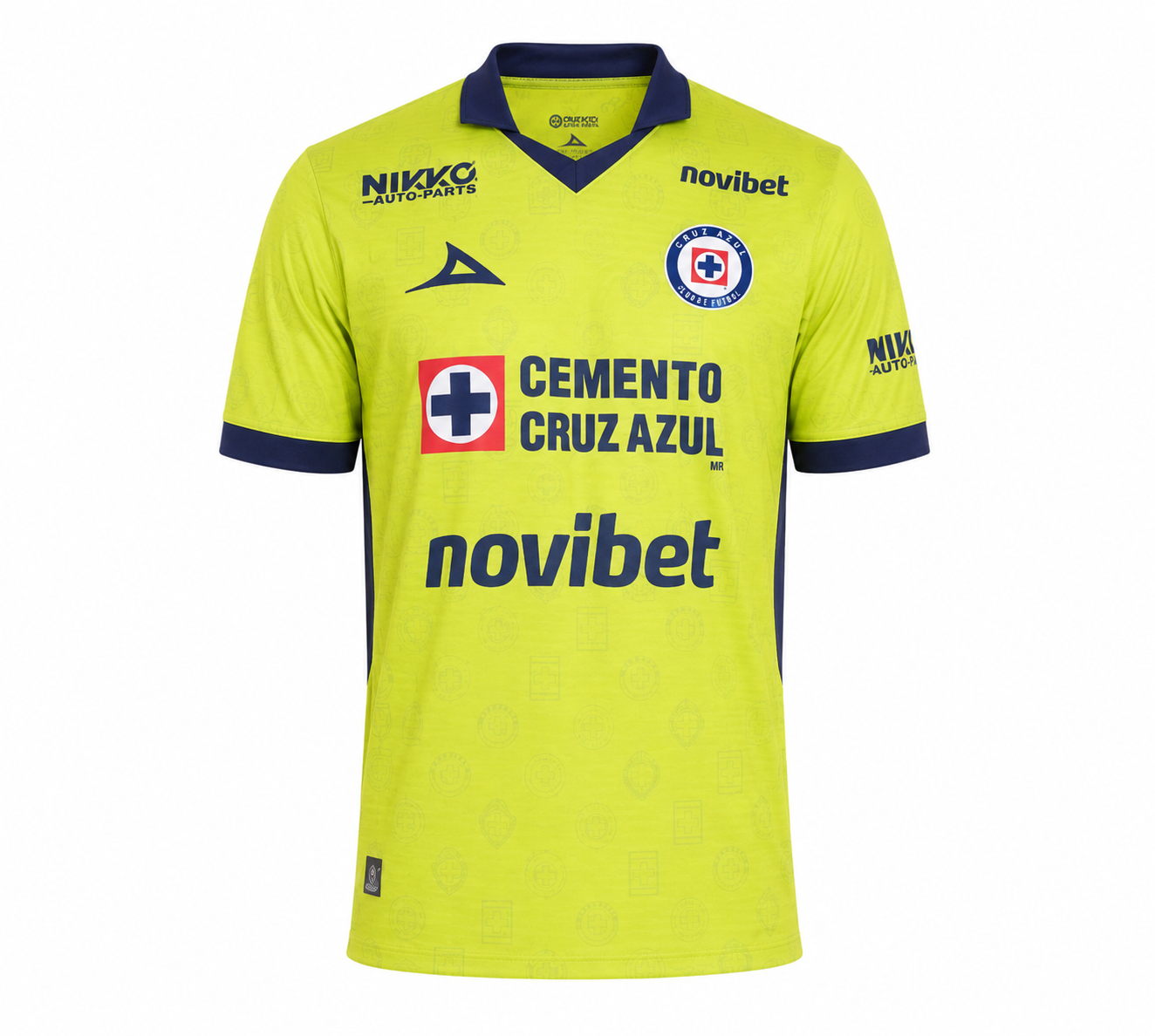 NEW CRUZ AZUL NEON YELLOW GOALKEEPER SHIRT 2026-2027 PIRMA