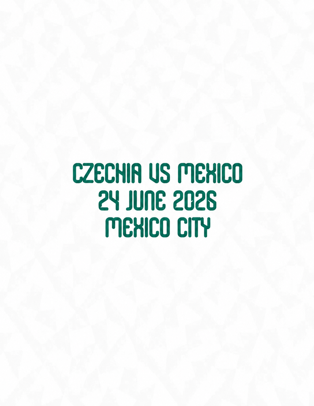DETALLES DEL PARTIDO MÉXICO VS. REPÚBLICA CHECA MUNDIAL 2026