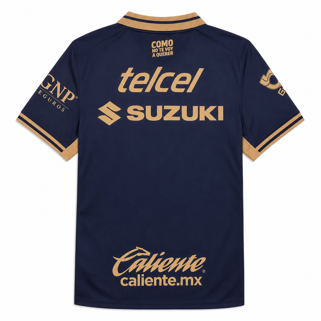 NEW PUMAS HOME SHIRT 2026-2027 AUTHENTIC SHORT SLEEVE