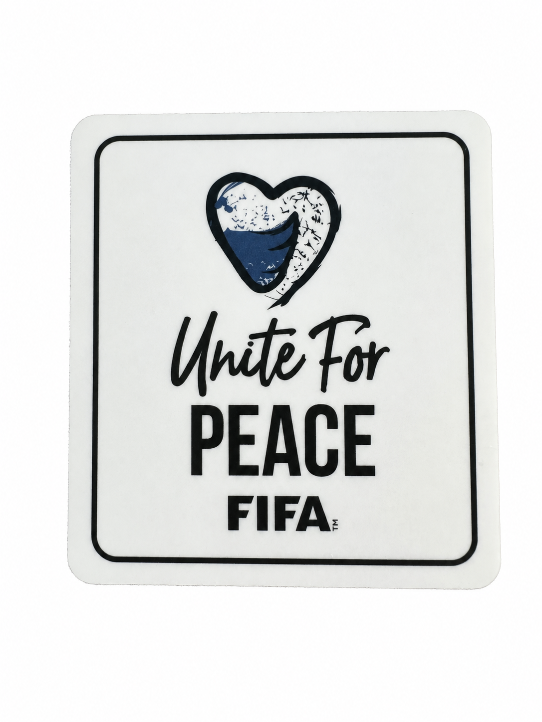 PARCHE COPA MUNDIAL 2026 FASE DE GRUPOS PARTIDO 1 (REPRO HD) BLANCO “UNIDOS POR LA PAZ”