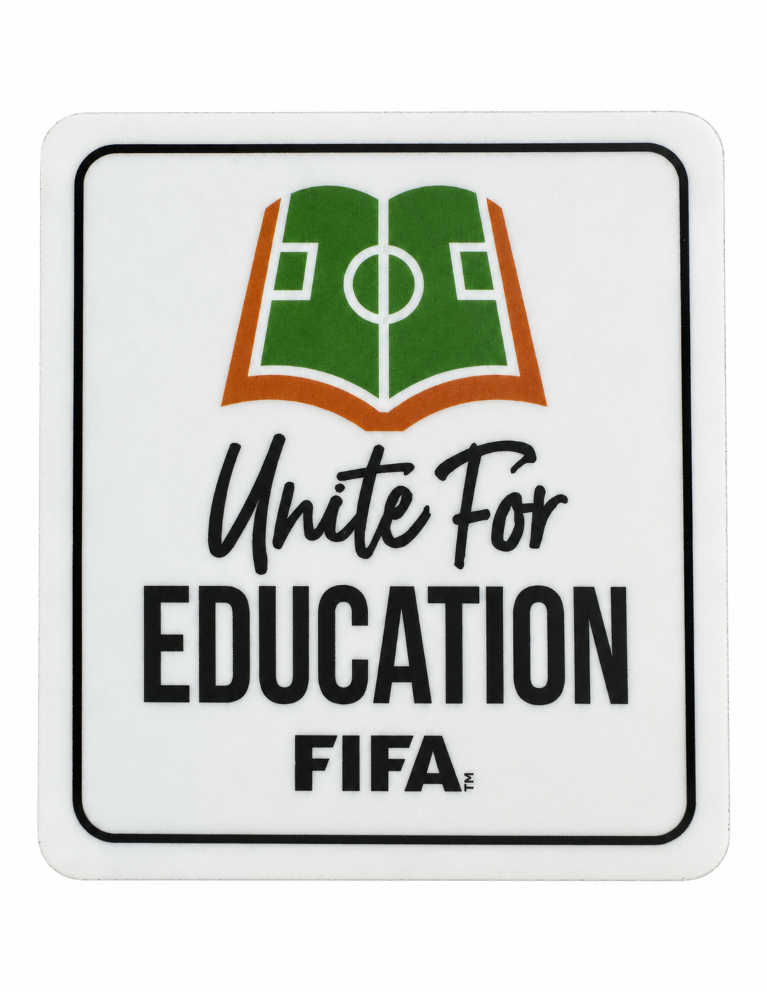 PARCHE COPA MUNDIAL 2026 OCTAVOS DE FINAL (REPRO HQ) BLANCO "UNIDOS POR LA EDUCACIÓN"
