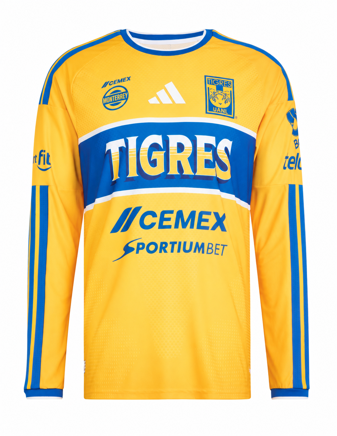 NEW TIGRES UANL HOME SHIRT 2026-2027 AUTHENTIC LONG SLEEVE