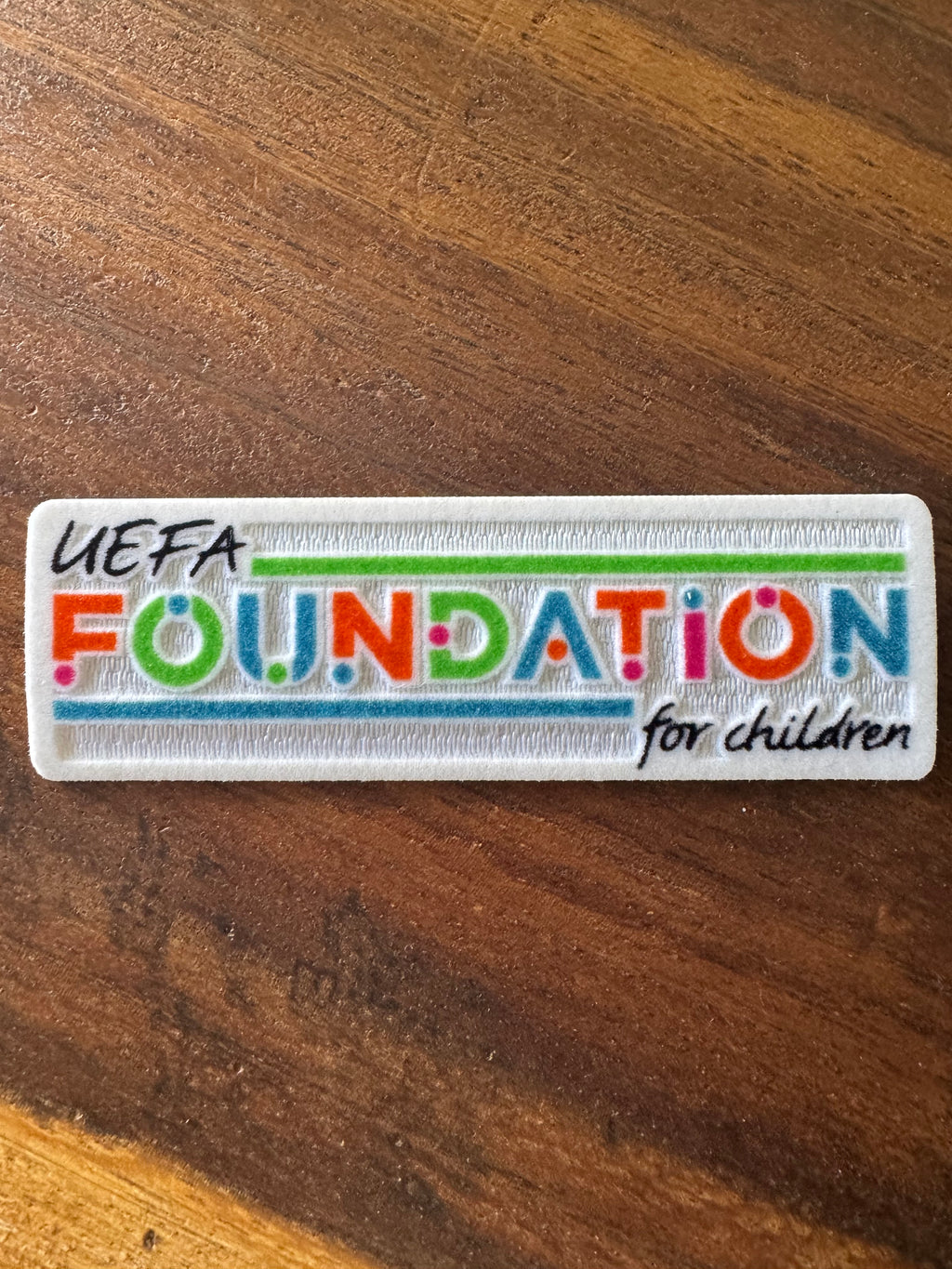 OFFICIAL UEFA FOUNDATION PATCH