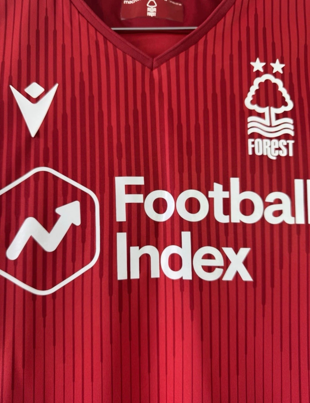 NOTTINGHAM FORREST HOME SHIRT 19-20 MACRON [M] PREMIER LEAGUE FOOTBALL SHIRT