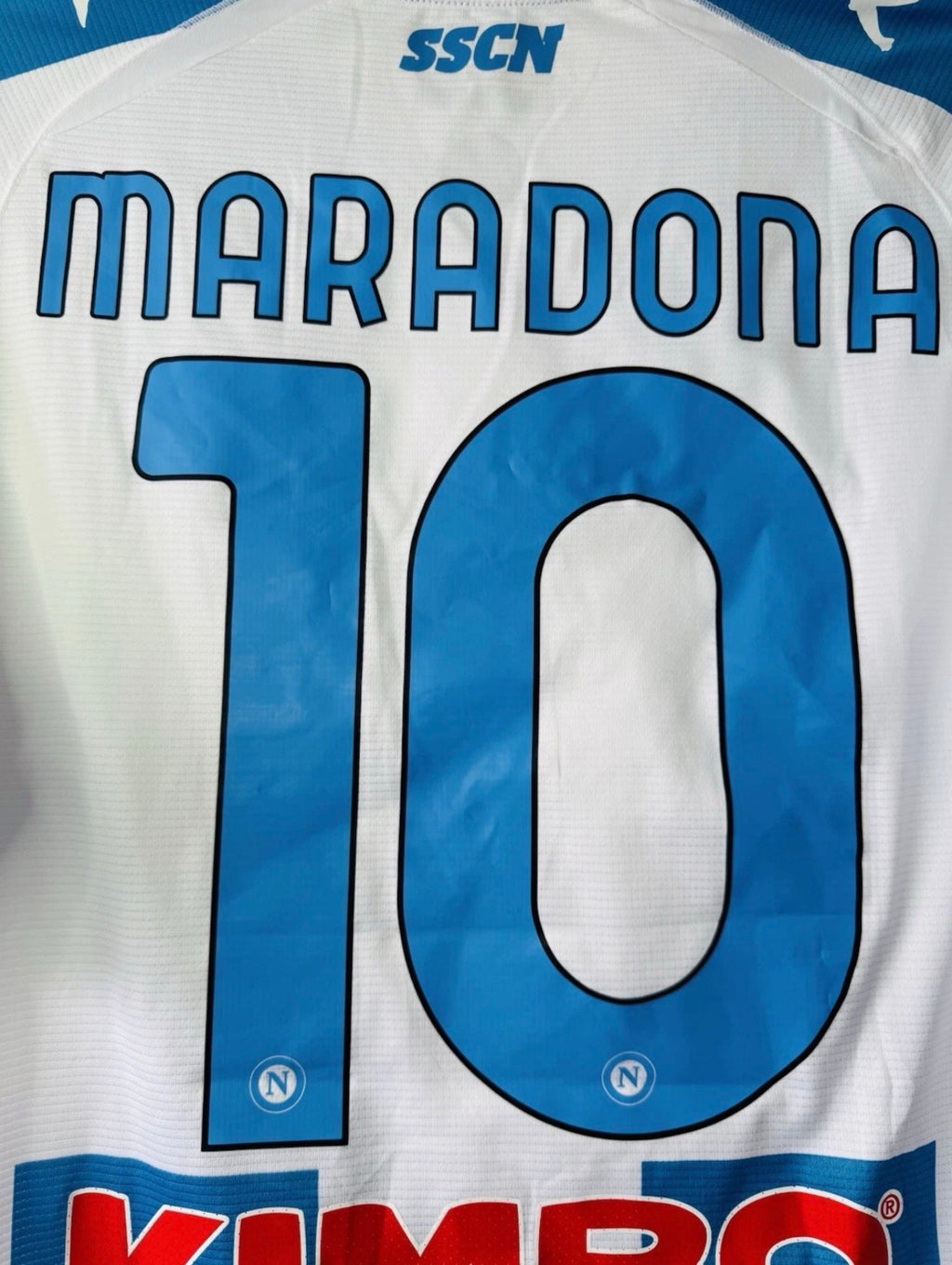 SSC NAPOLI 2020 2021 4th SHIRT [XL] KAPPA MARADONA EDITION SERIE A CALCIO