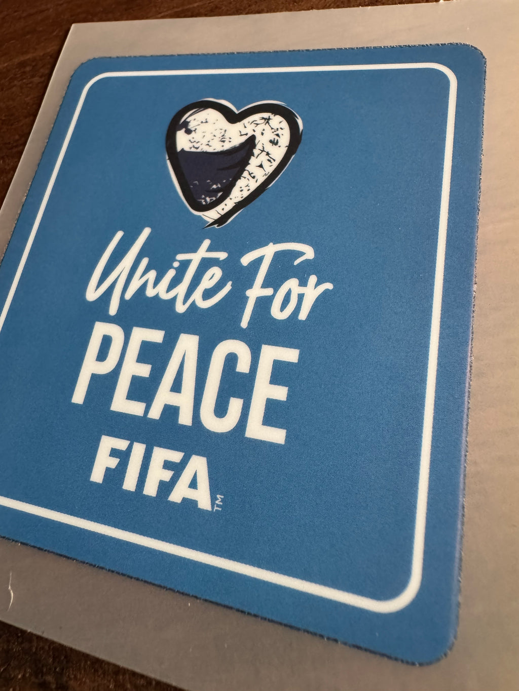 FIFA WORLD CUP PATCH 2026 GROUP STAGE GAME 3 (HQ REPRO) “UNITE FOR PEACE”