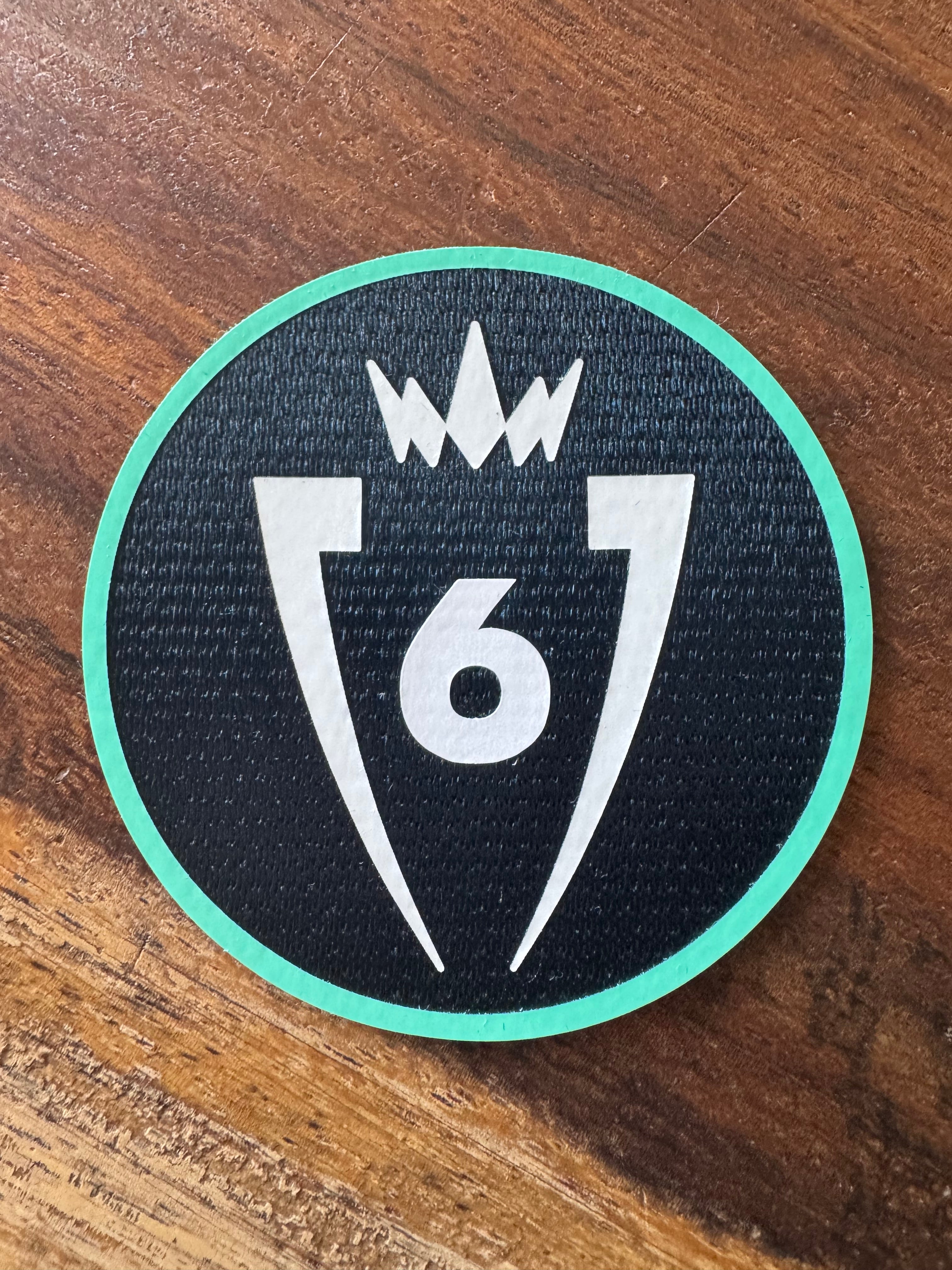 OFFICIAL CONCACAF CHAMPIONS CUP 6 CUPS PATCH 3M