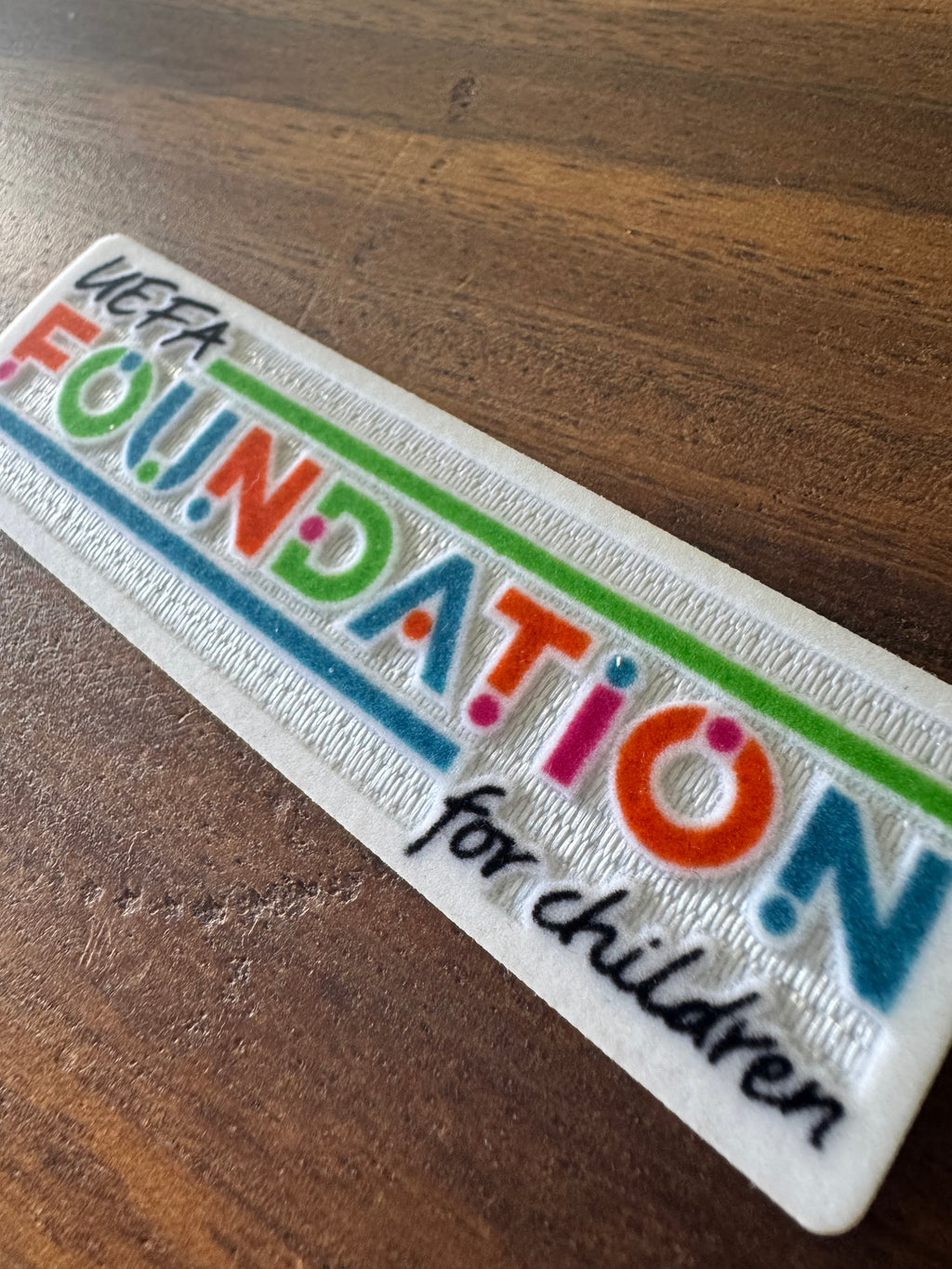 OFFICIAL UEFA FOUNDATION PATCH