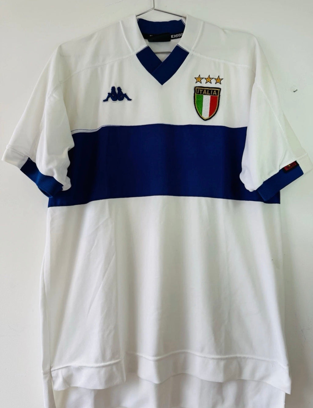 ITALY AWAY SHIRT 1998-2000 KAPPA [L] FOOTBALL SERIE A EURO