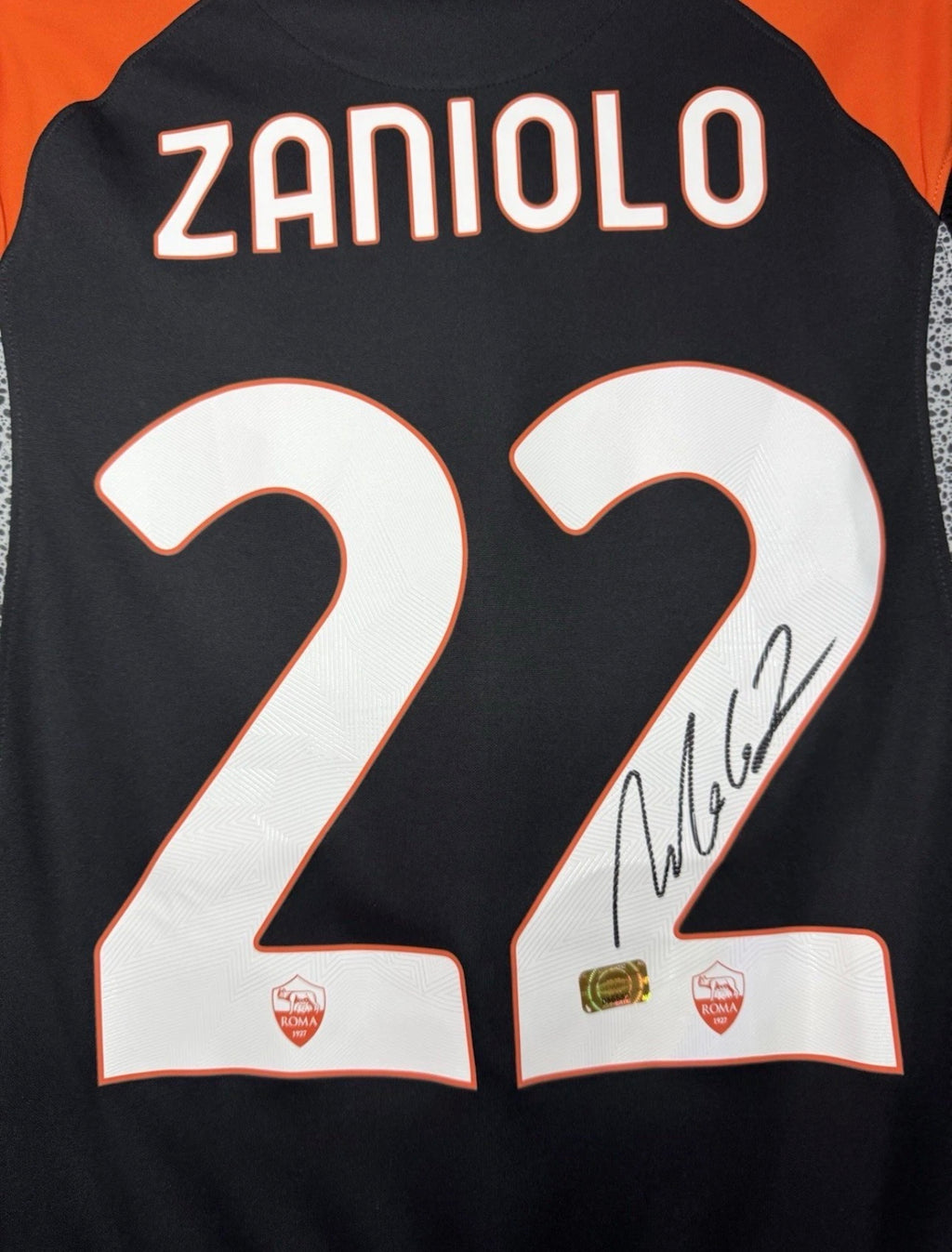 AS ROMA THIRD SHIRT 2020-2021 NIKE  [S] SIGNED NICOLO ZANIOLO SERIE A