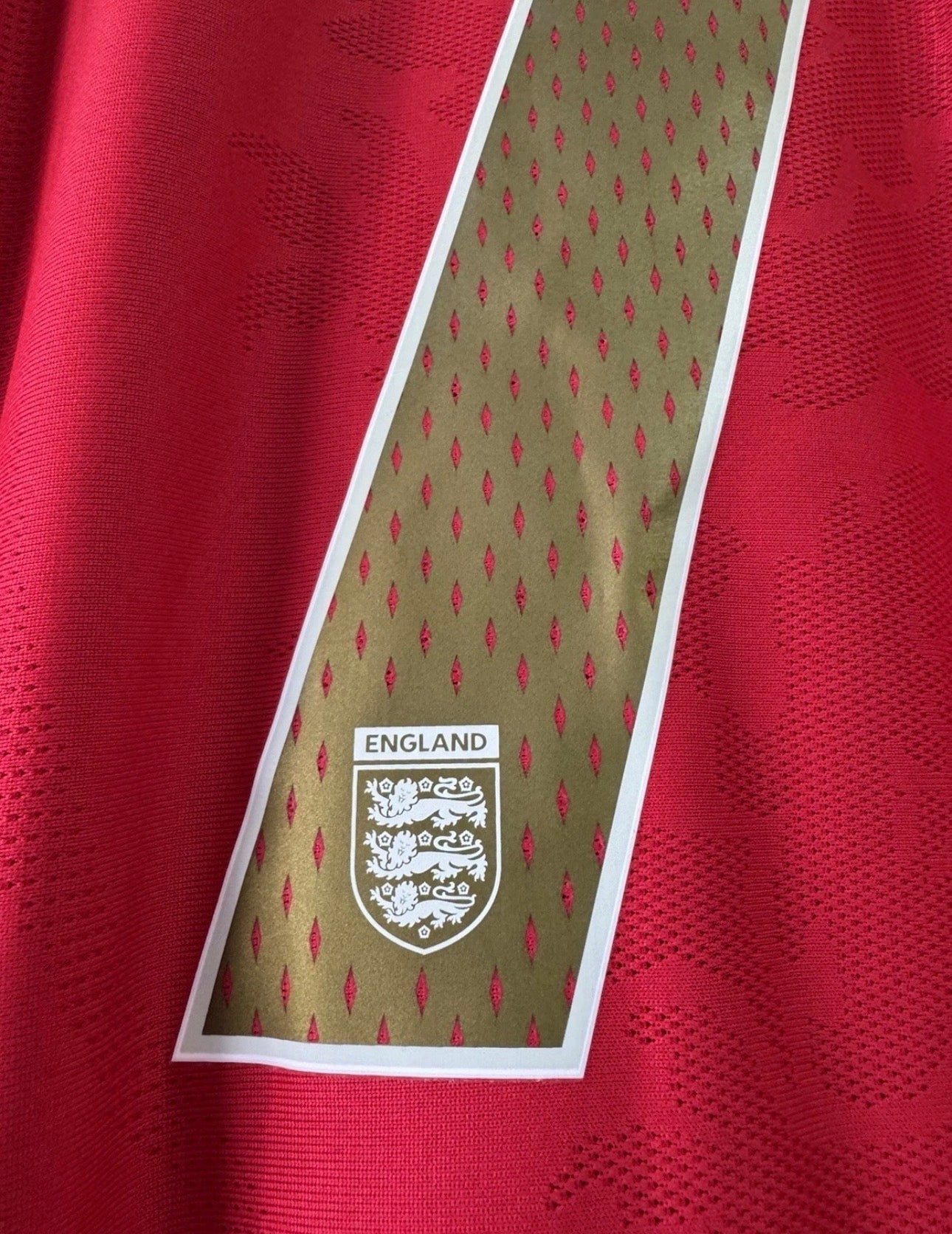 ENGLAND HOME UMBRO SHIRT 06-08 [M] BECKHAM #23 LONG SLEEVE