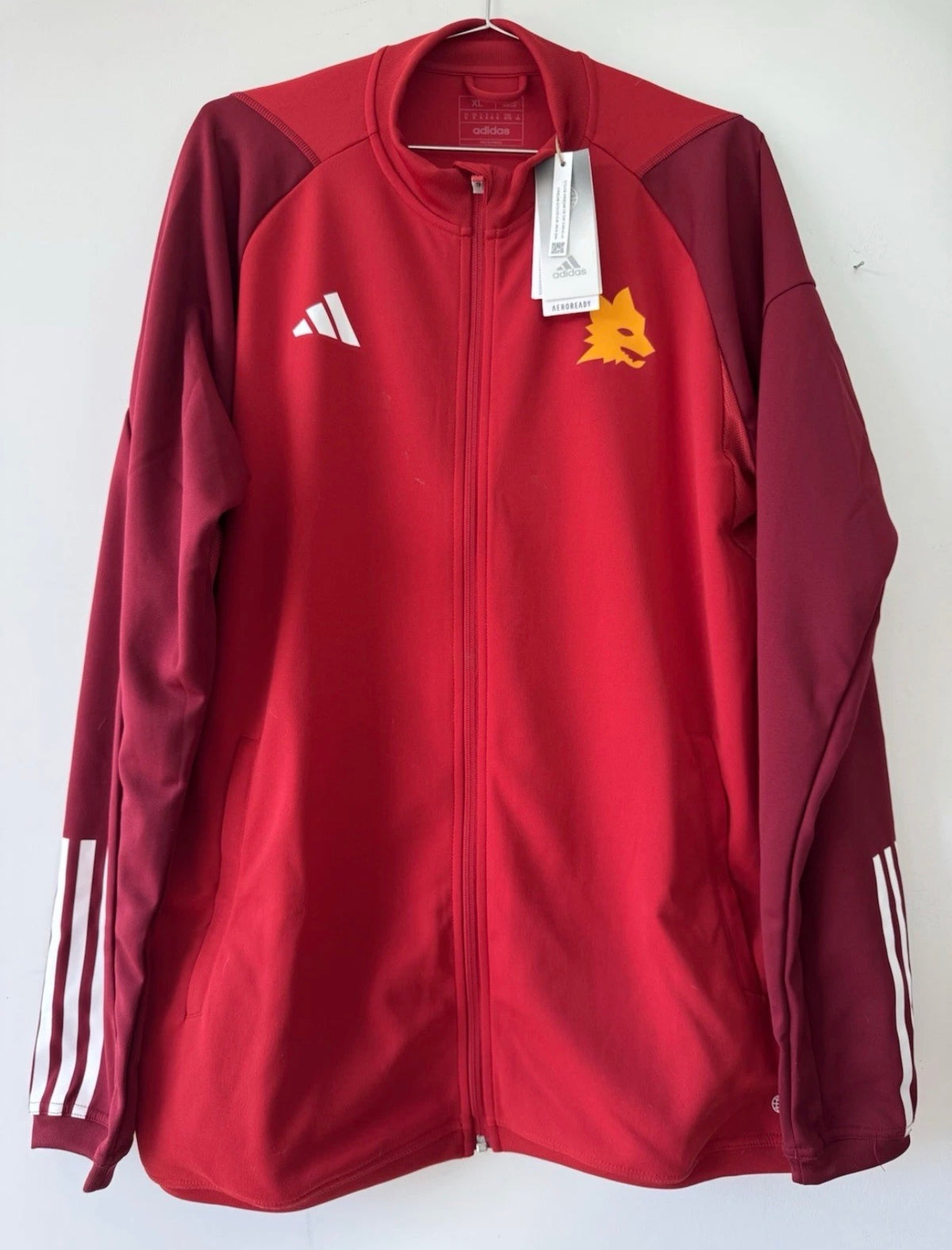 CHAQUETA DE ENTRENAMIENTO AS ROMA 2024-2025 [XL] NUEVA CON ETIQUETAS