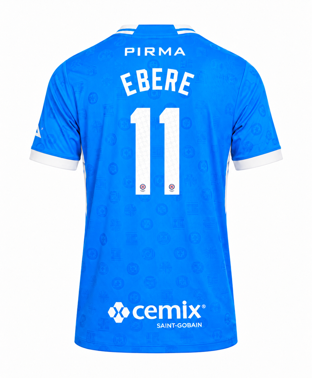 Official Name Set Ebere #11 Cruz Azul 2026-2027 Home Shirt - back view