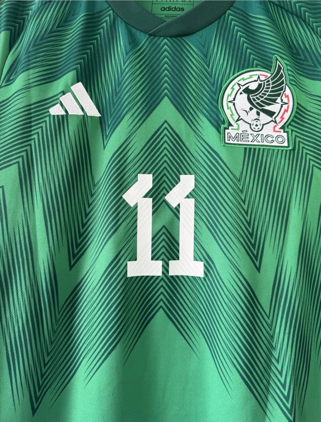 MEXICO HOME JERSEY 2022 ADIDAS [M] SANTI GIMENEZ #11 DAY OF THE DEAD EDITION