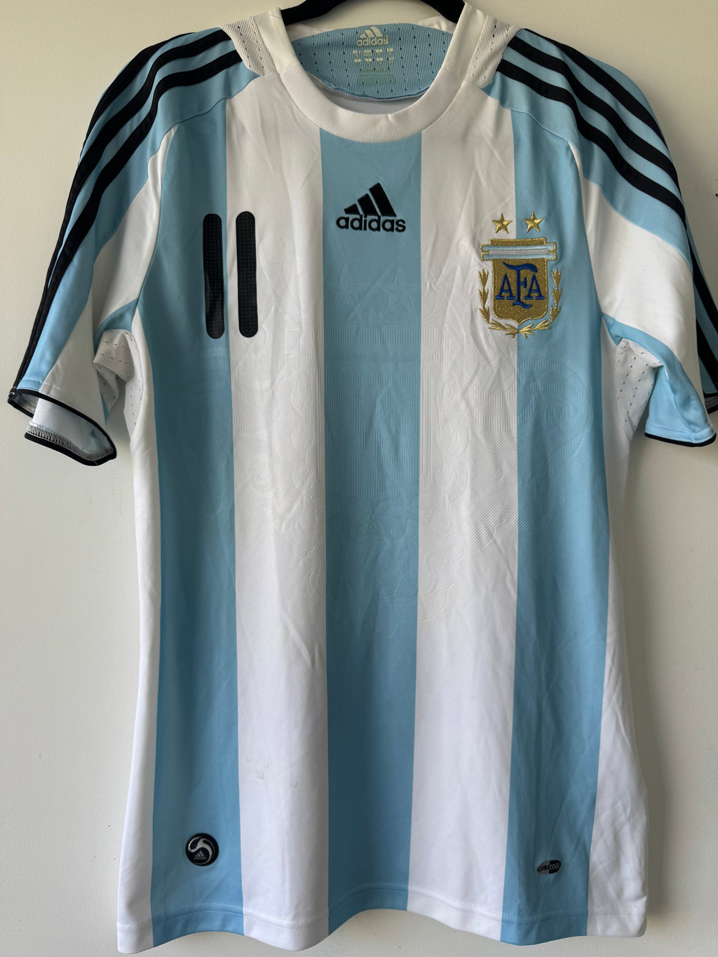 ARGENTINA HOME SHIRT 2008-2009 [S] CARLOS TEVEZ #11