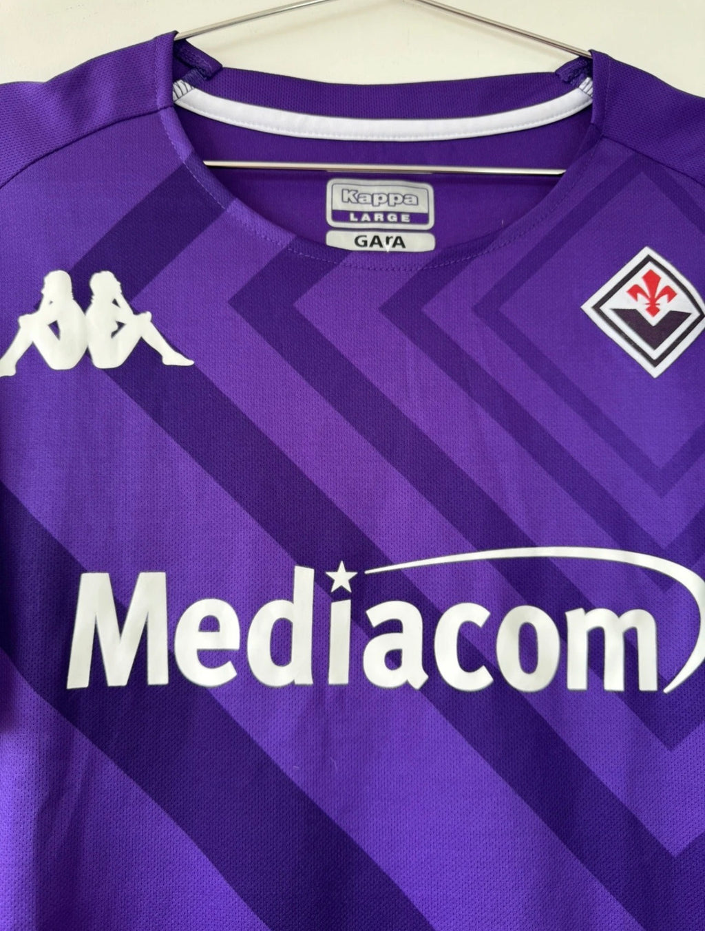 FIORENTINA HOME SHIRT 2022-2023  KAPPA [L] FOOTBALL SERIE A EUROPA LEAGUE