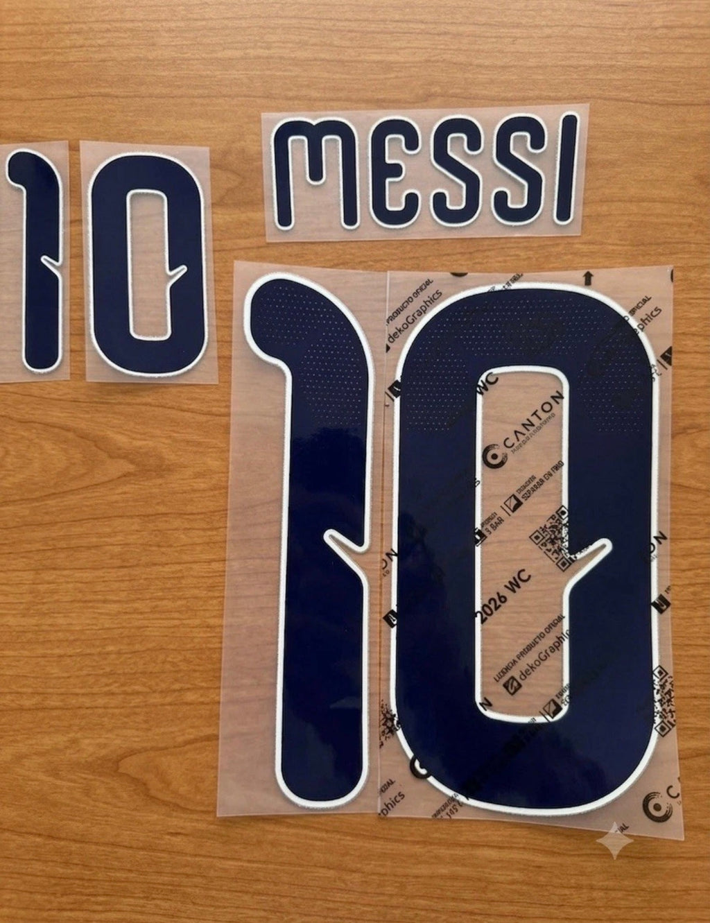 NOMBRE Y NÚMERO OFICIAL DE ARGENTINA MESSI #10 CAMISETA LOCAL MUNDIAL 26