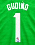 Official Name Set Gudiño #1 Cruz Azul 2026-2027 Green Goalkeeper Shirt