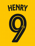 OFFICIAL CLUB AMERICA NAME SET HENRY #9 HOME SHIRT 26/27