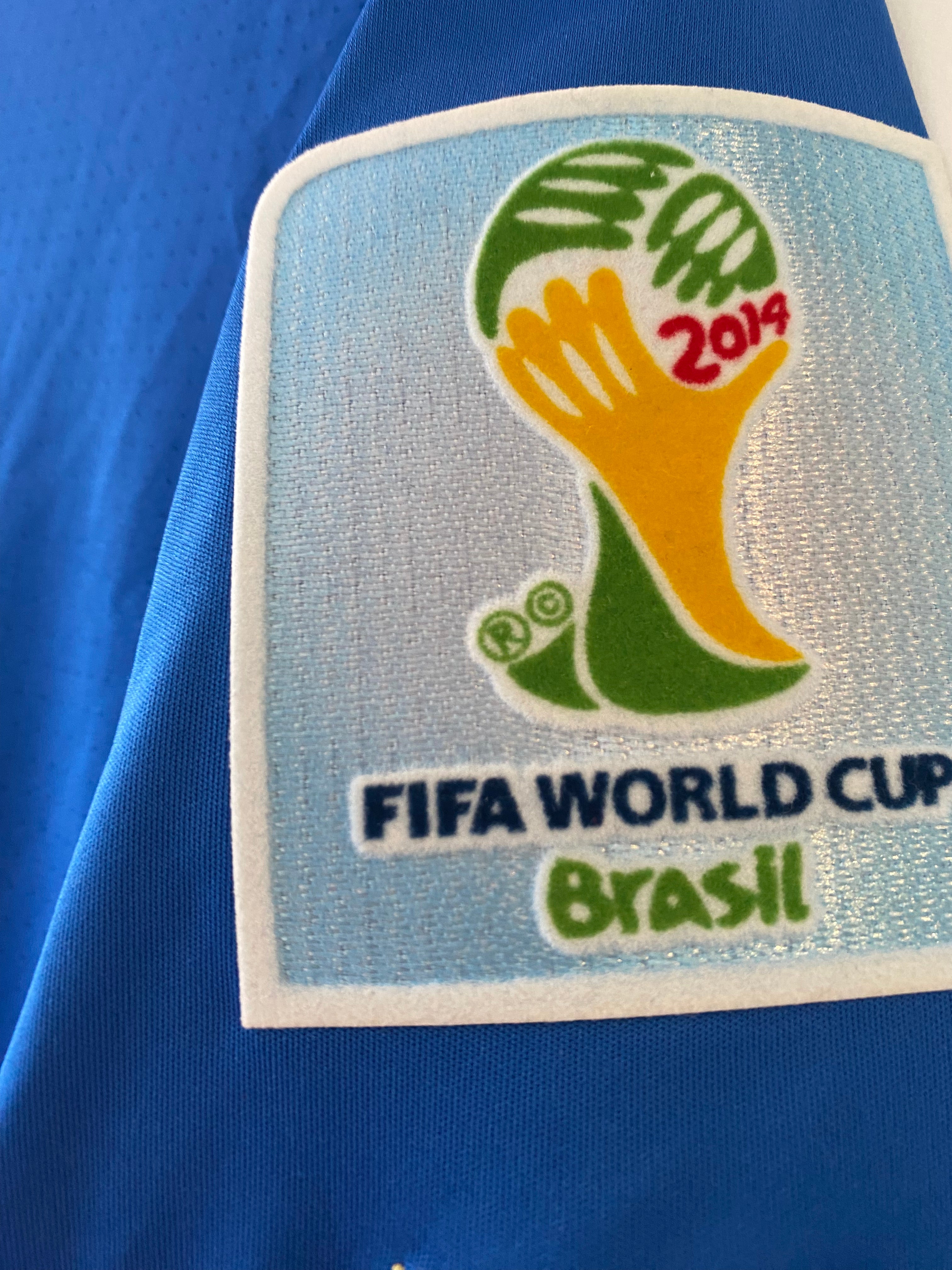 ITALY HOME SHIRT PUMA 2014 PIRLO #21 [L] WORLD CUP BRAZIL 2014