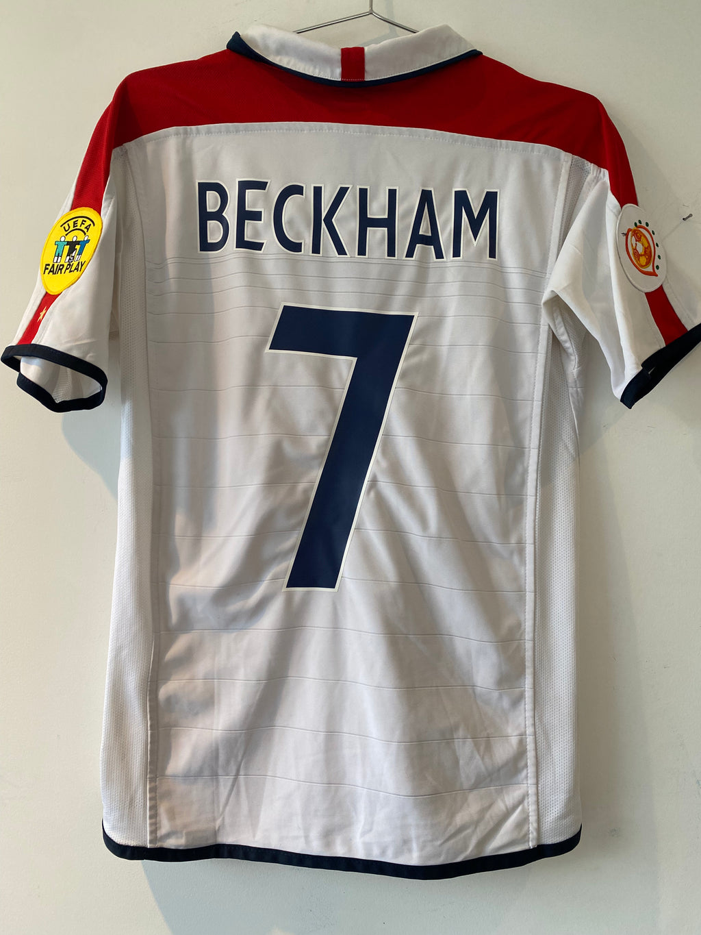 ENGLAND HOME SHIRT BECKHAM #7 UMBRO [S]