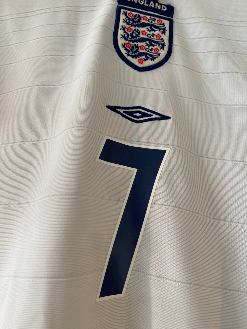 ENGLAND HOME SHIRT BECKHAM #7 UMBRO [S]
