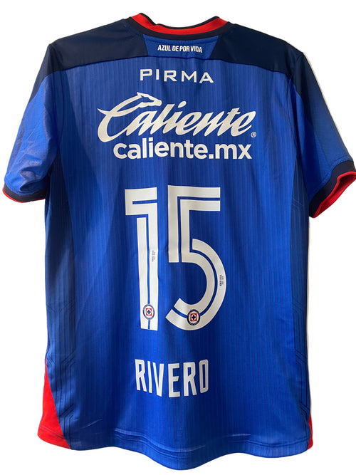 Cruz Azul Home Shirt 24-25 Match Issue Rivero#15 Brand New