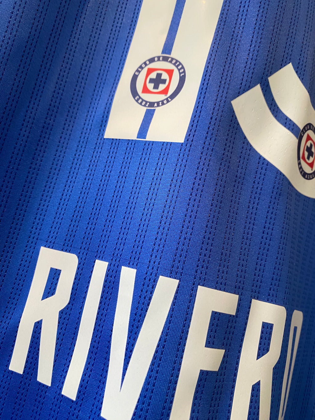 CRUZ AZUL HOME SHIRT 24-25 MATCH ISSUE RIVERO#15 BRAND NEW
