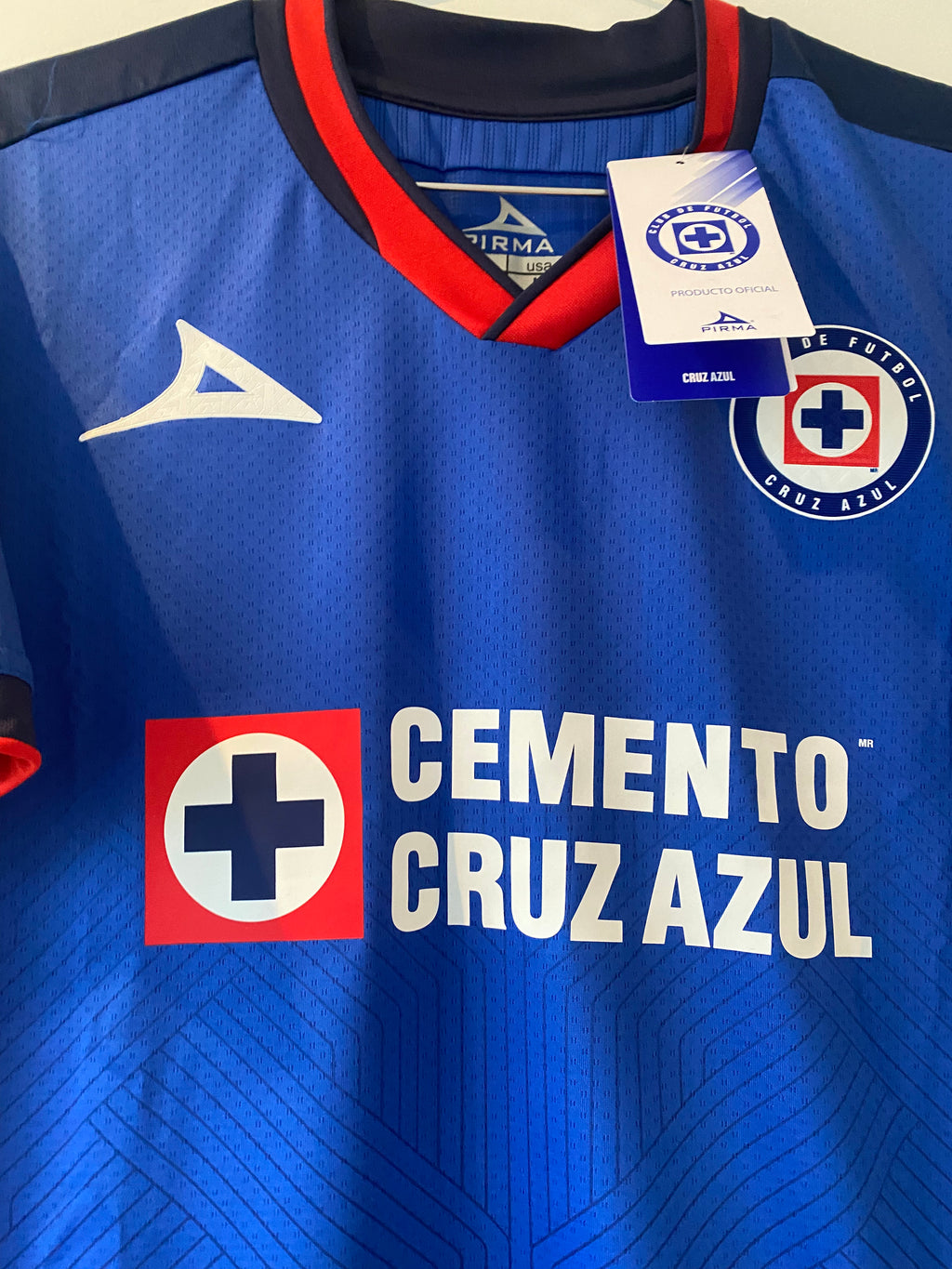 CRUZ AZUL HOME SHIRT 24-25 MATCH ISSUE RIVERO#15 BRAND NEW