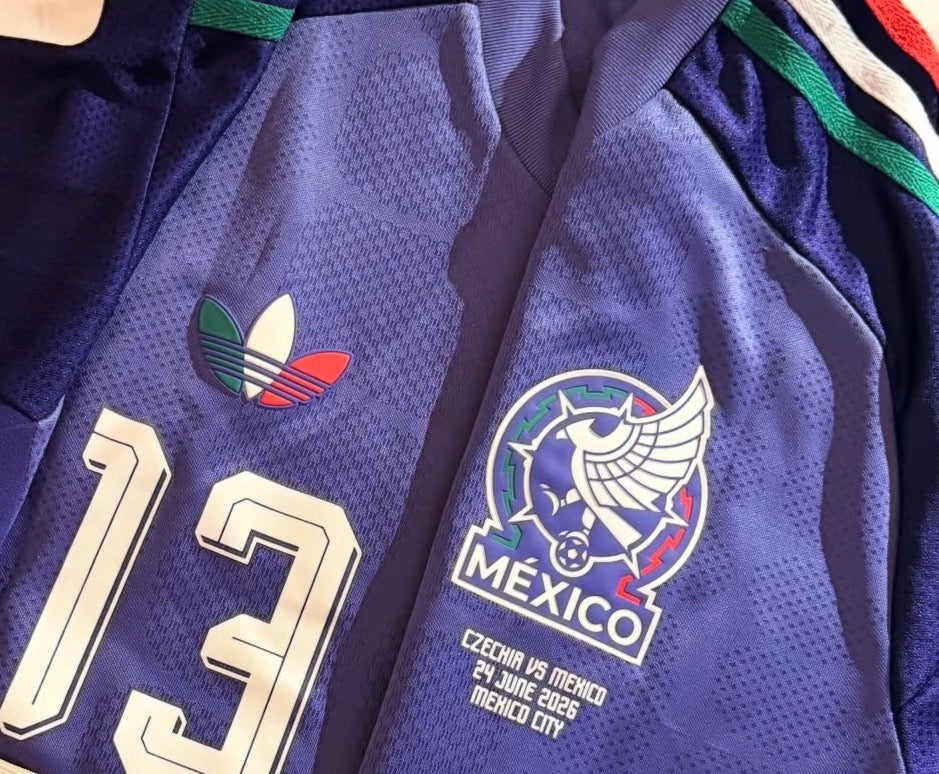 OFFICIAL MEXICO VS CZECHIA MATCH DETAIL FOR GOALKEEPER SHIRT FIFA WORLD CUP 2026