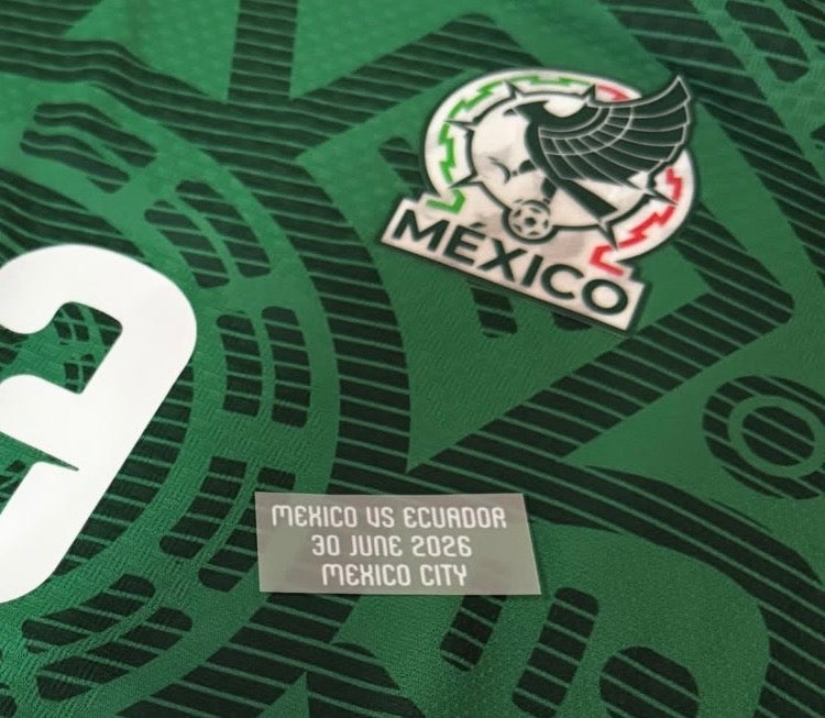 OFFICIAL MEXICO VS ECUADOR MATCH DETAIL