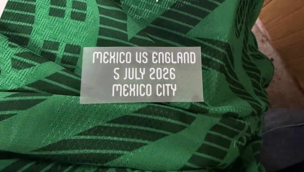OFFICIAL MEXICO VS ENGLAND MATCH DETAIL