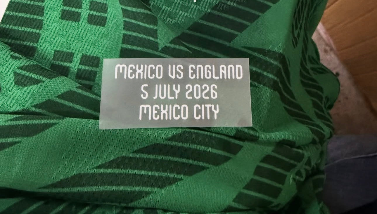 OFFICIAL MEXICO VS ENGLAND MATCH DETAIL