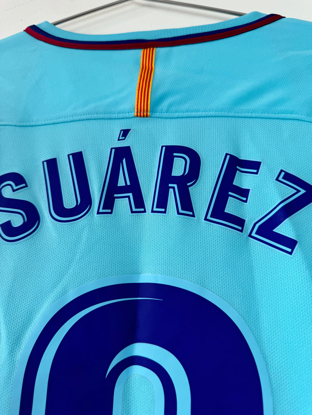 FC BARCELONA THIRD SHIRT 2017-2018 SUAREZ #9 [S]