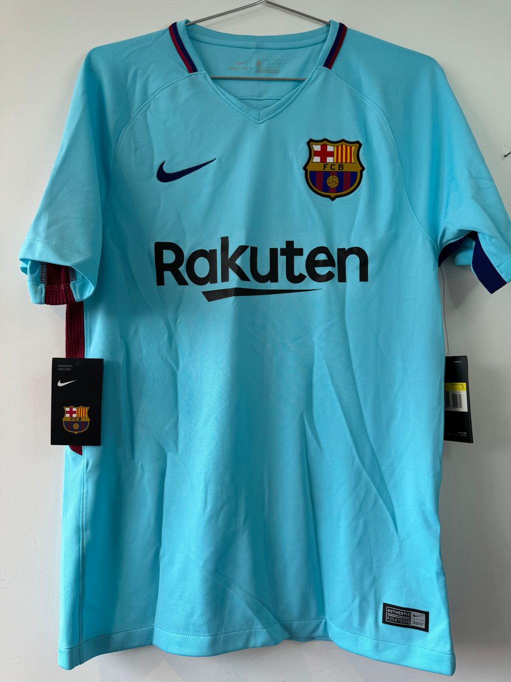 FC BARCELONA THIRD SHIRT 2017-2018 SUAREZ #9 [S]
