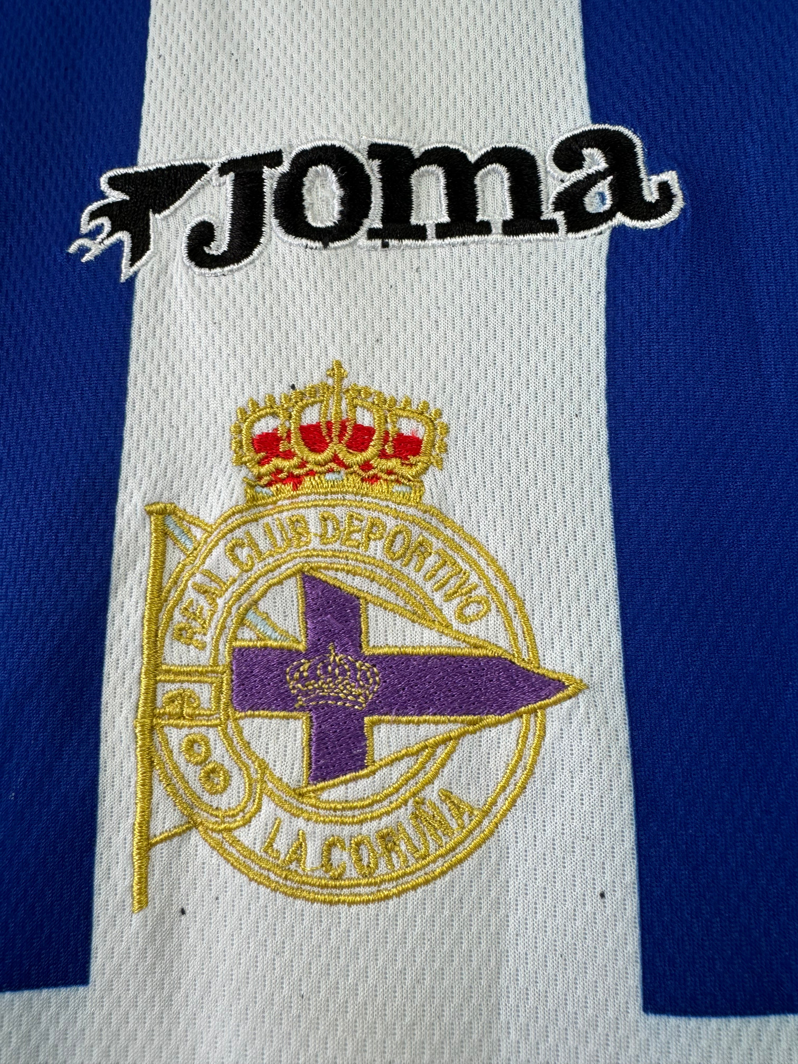 DEPORTIVO LA CORUÑA HOME SHIRT 2001-2002 [S]