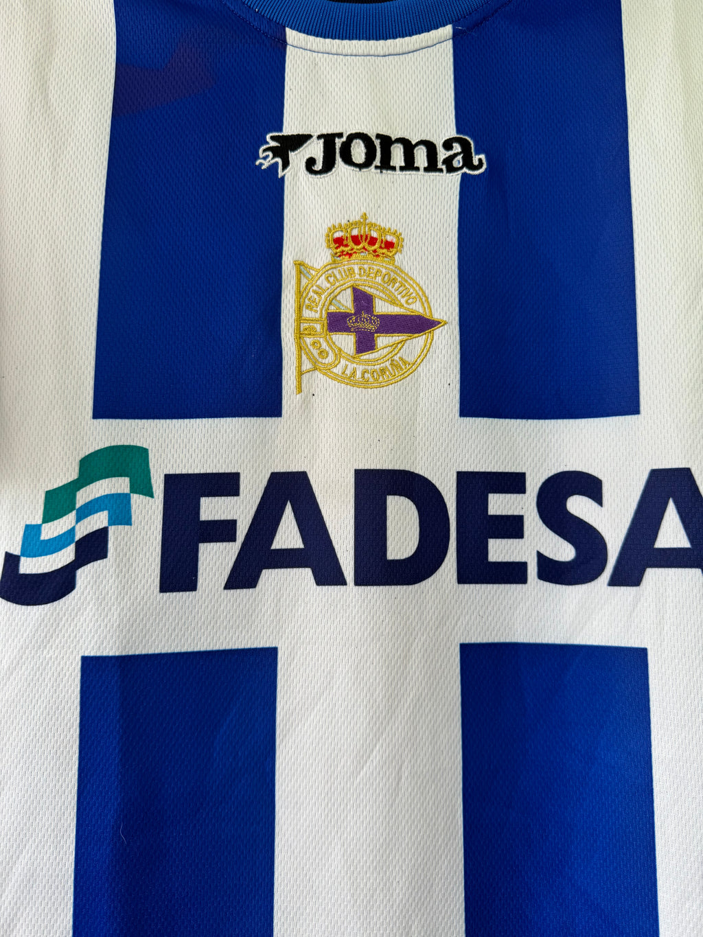 DEPORTIVO LA CORUÑA HOME SHIRT 2001-2002 [S]