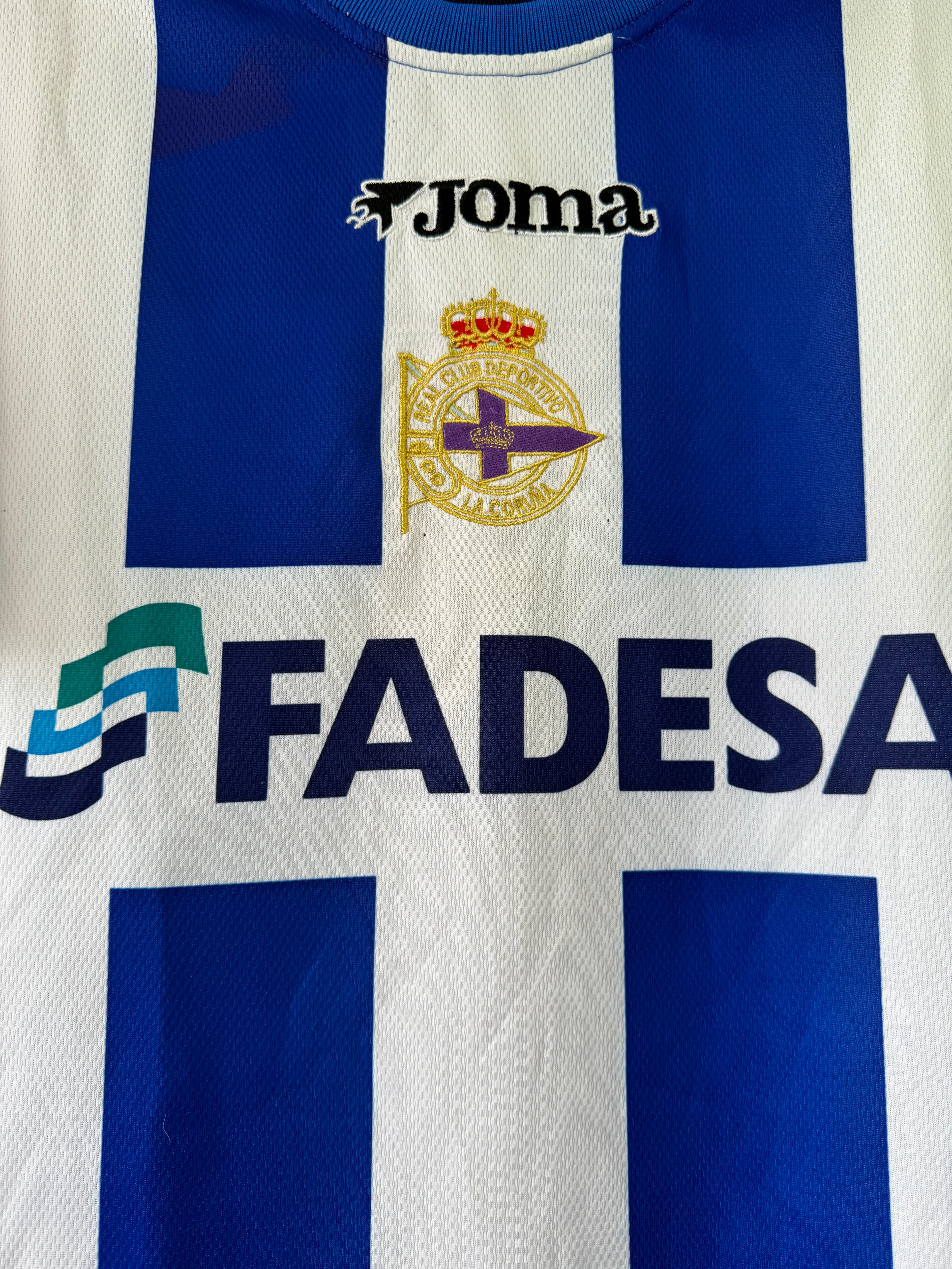 DEPORTIVO LA CORUÑA HOME SHIRT 2001-2002 [S]