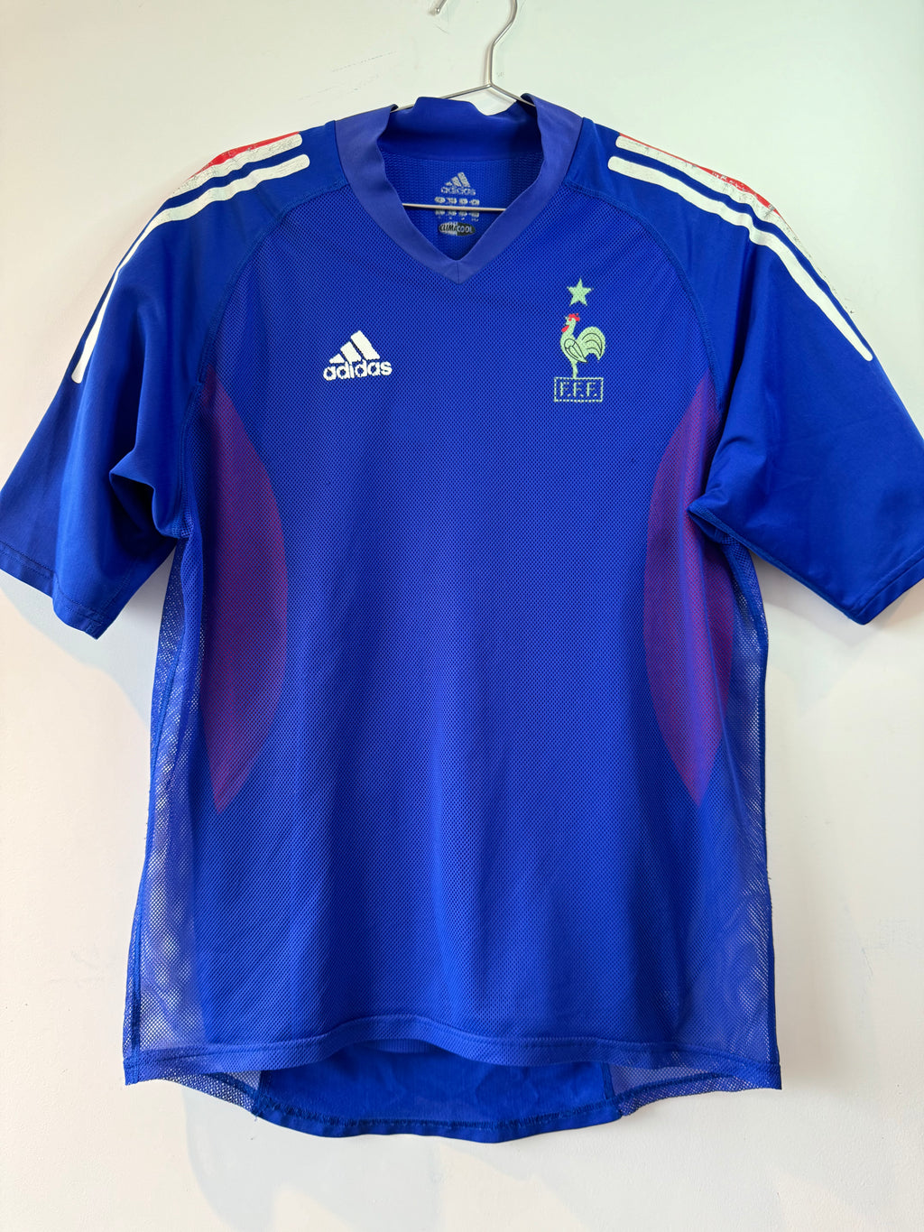 FRANCE MATCH HOME SHIRT ADIDAS [M] 2002
