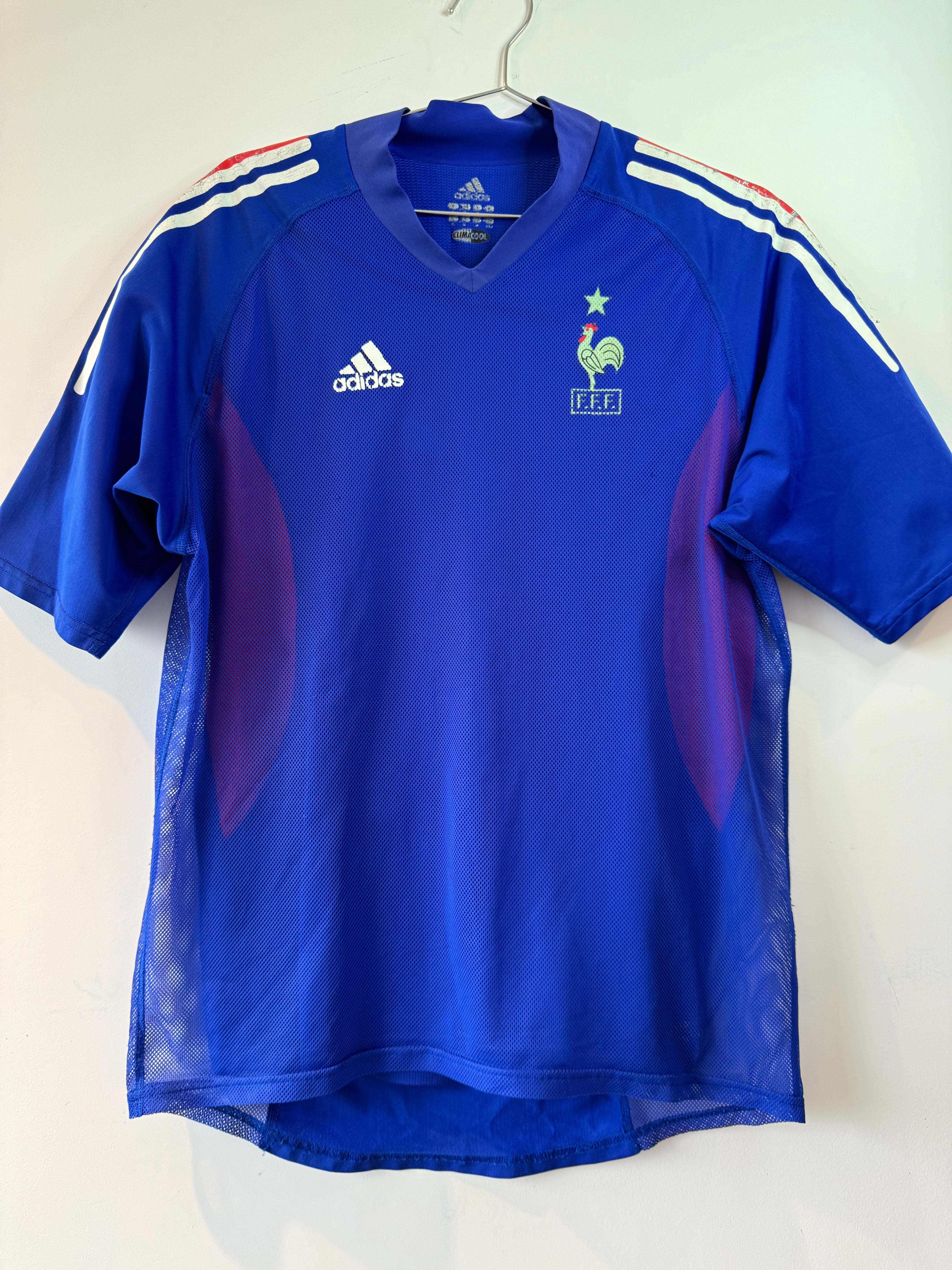 FRANCE MATCH HOME SHIRT ADIDAS [M] 2002