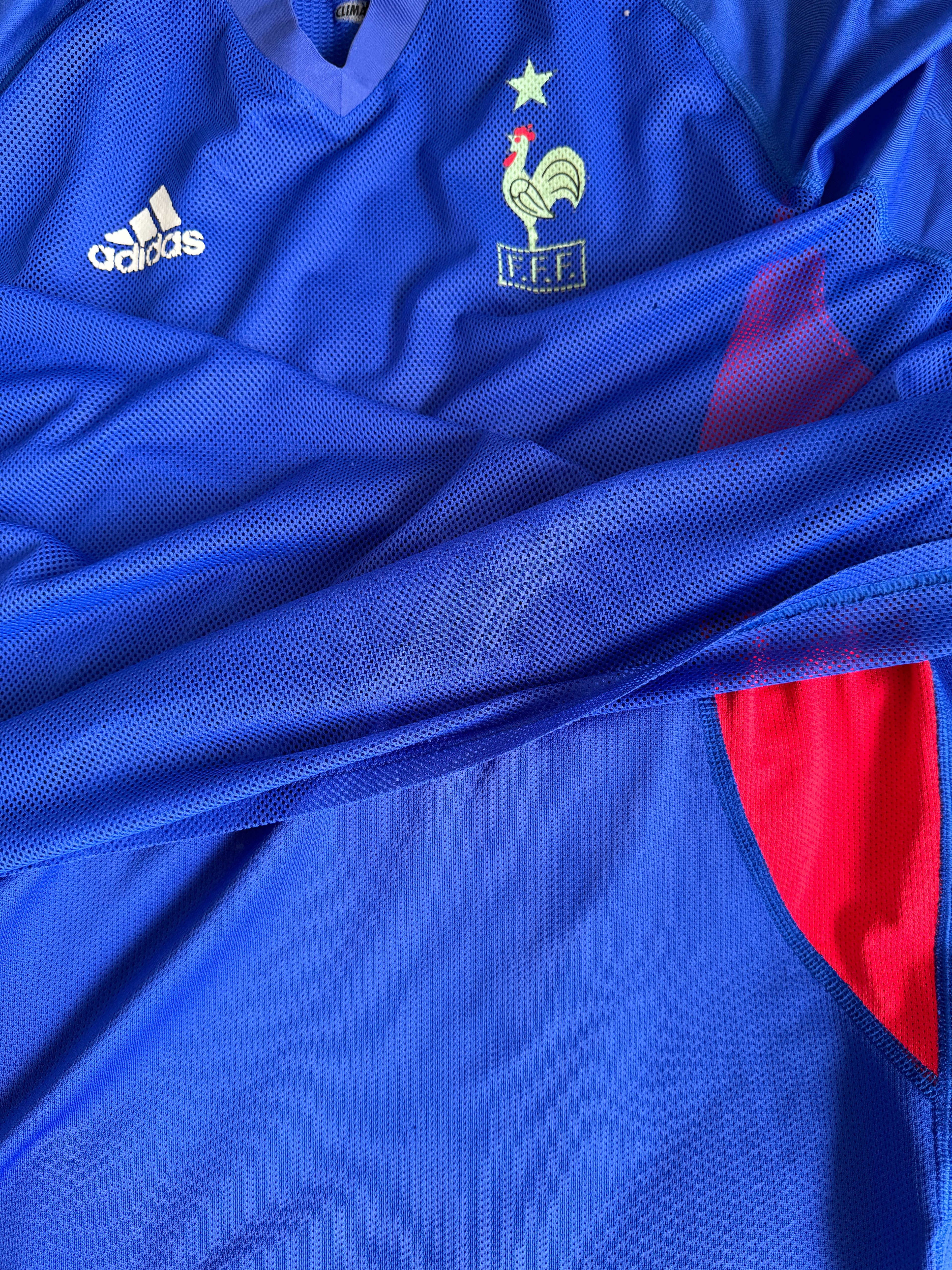FRANCE MATCH HOME SHIRT ADIDAS [M] 2002